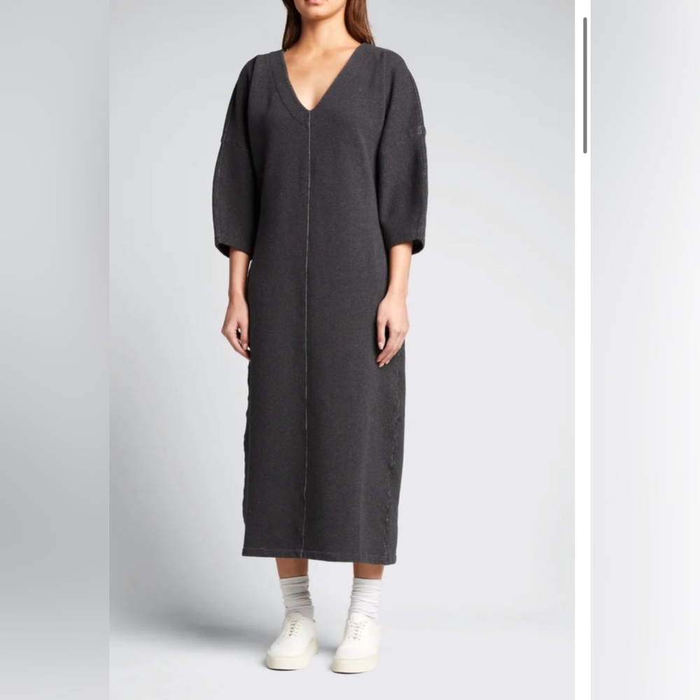Mara Hoffman Harling Bracelet-Sleeve Maxi Sweater Dress